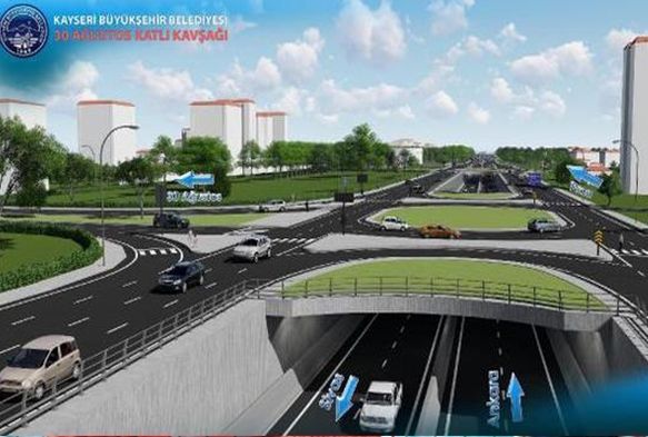 Kayseri’nin en uzun alt geçidinin ihalesi yapıldı