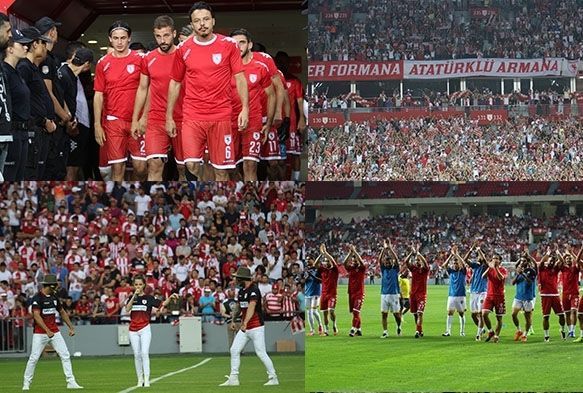 Samsunspor yeni stadna ilk adm att