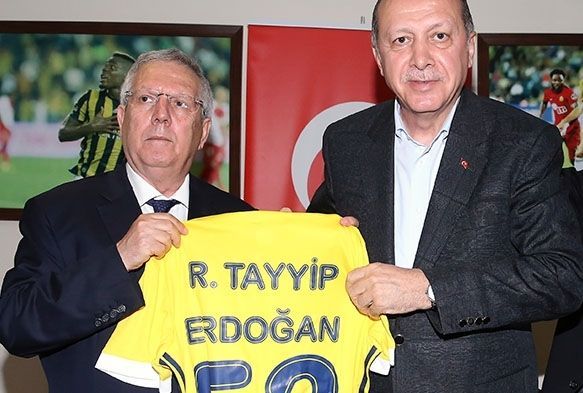 Cumhurbakan Recep Tayyip Erdoan, Fenerbaheyi tebrik etti