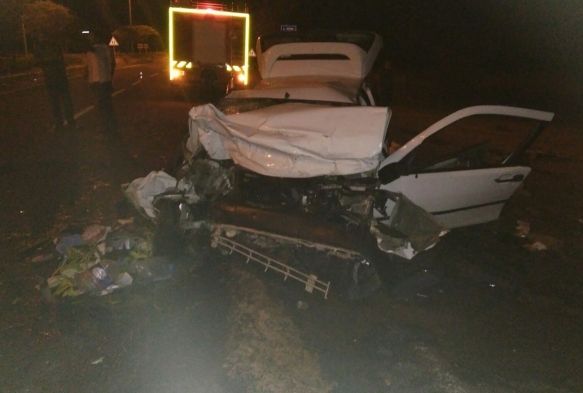 Trafik kazas: 2 l, 3 yaral