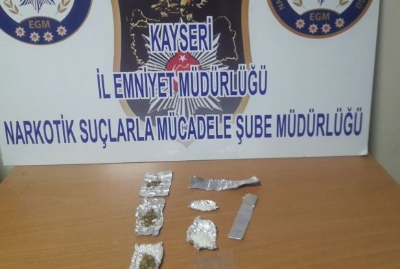 Talas'ta uyuşturucu operasyonu: 1 gözaltı