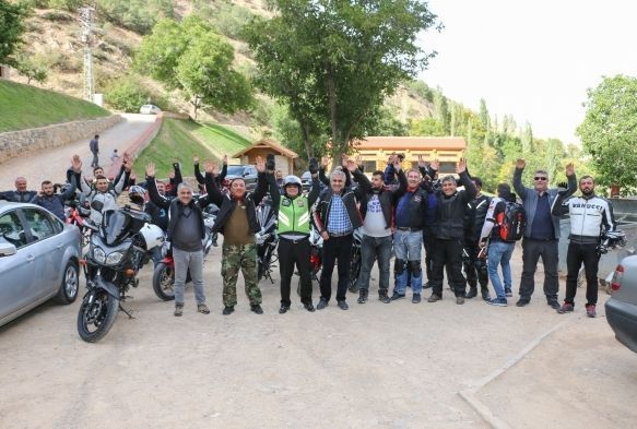 Kayseri Motosiklet Kulübünden farkındalık gezisi