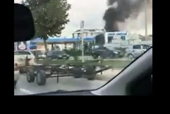 stanbul Tuzla'da benzin istasyonunda patlama!