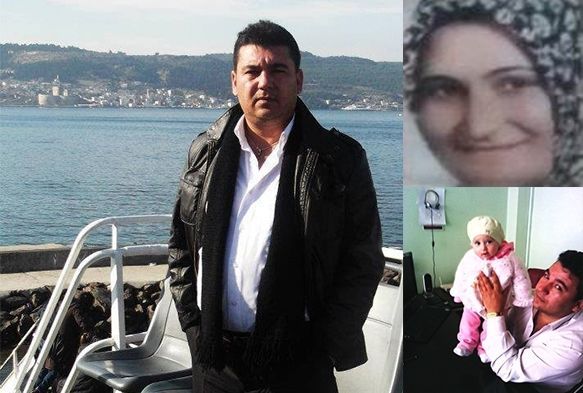 Karısını kalbinden bıçakladı, çocuklarının boğazını kesti