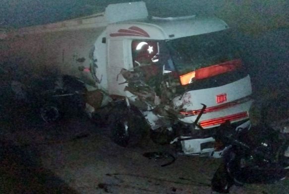 Lastii patlayan tanker tra arpt: 1 yaral