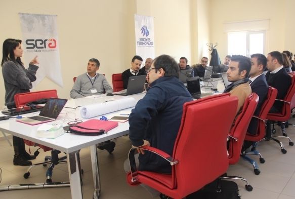 Erciyes Teknopark’ta Erasmus fonları eğitimi düzenlendi