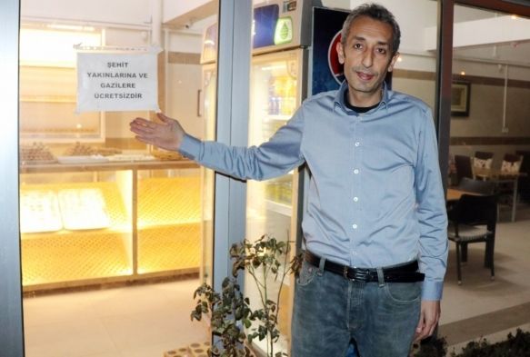 Bu fırında şehit yakınlarına ve gazilere ekmek ücretsiz