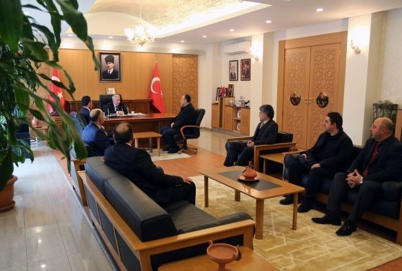 Ziraatçılerden Vali Kamçı’ya Ziyaret