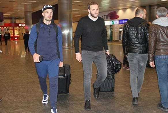Trabzonsporun yeni transferi Novak stanbulda