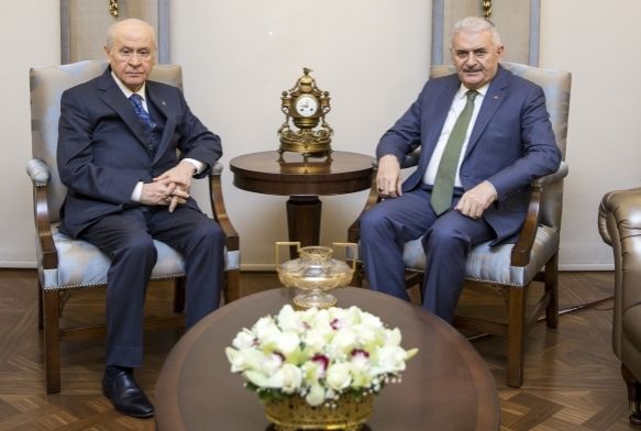 Babakan Yldrm MHP lideri Baheli grmesi balad