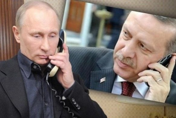 Cumhurbakan Erdoan, Rusya Devlet Bakan Putin ile grt