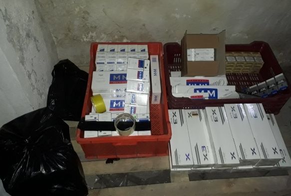 Kaçak sigara operasyonunda bir Suriyeli gözaltına alındı