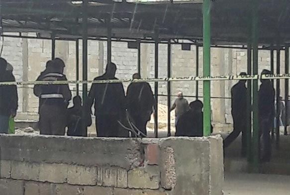 Reyhanl'da bo pazar yerine roket dt