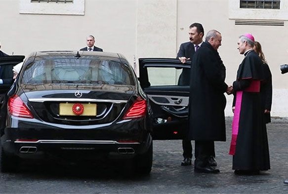 Erdoan Vatikan'da! Kritik grme sona erdi