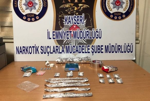Kayseri’de uyuşturucu operasyonu