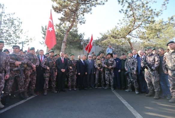 Kayseri PÖH’leri Afrin’e dularla yolcu etti