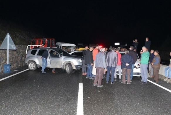 Kazaya bakarken kaza yaptlar