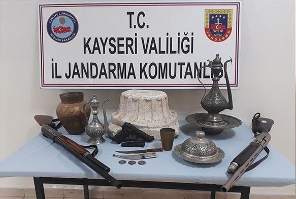 Tarihi eser kaakl yapan ahslara operasyon