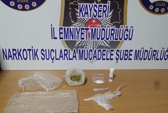 Kayseri'de uyuturucu operasyonu: 1 gzalt