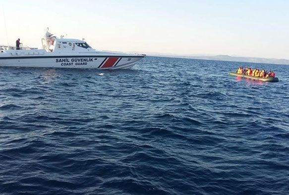Ege'ye turist deil, mlteci akn