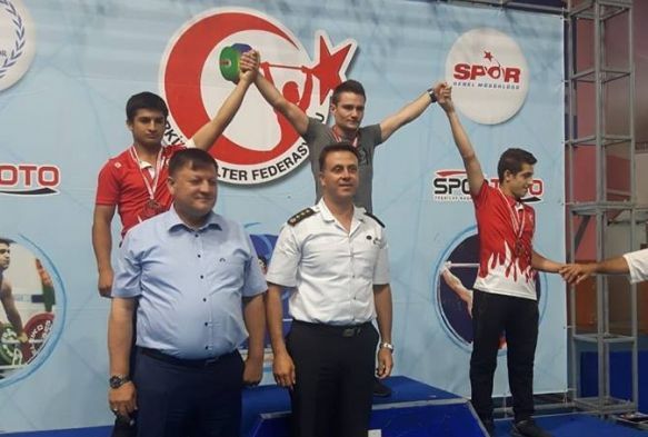 Kayserili Muhammed Akkaya, Halterde Trkiye ampiyonu Oldu