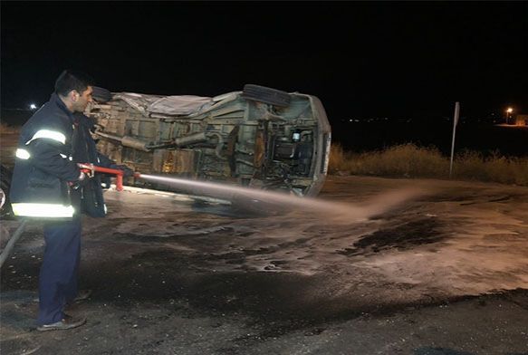 Kahramanmara'ta minibs ile otomobil arpt: 5 yaral