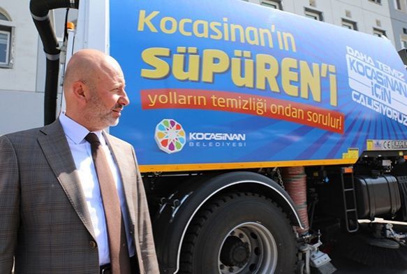 Kocasinan Belediyesi filosuna 2 temizlik arac ekledi