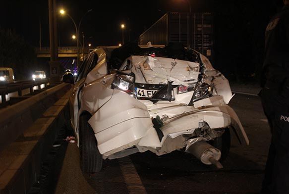 Halk otobs ile otomobil arpt: 2si ocuk 4 yaral