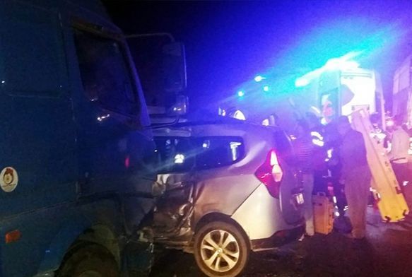 Trafik kazas: 2 l, 2 yaral