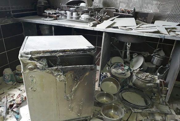 Tpteki gaz kaan akmakla kontrol eden kadn evi yakt