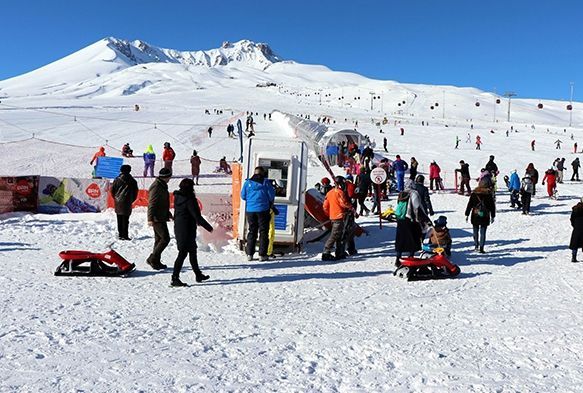 Kayak Severler Erciyes’e Akın Etti