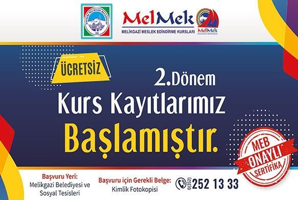 MEL-MEK Kurslarına kayıtlar başladı