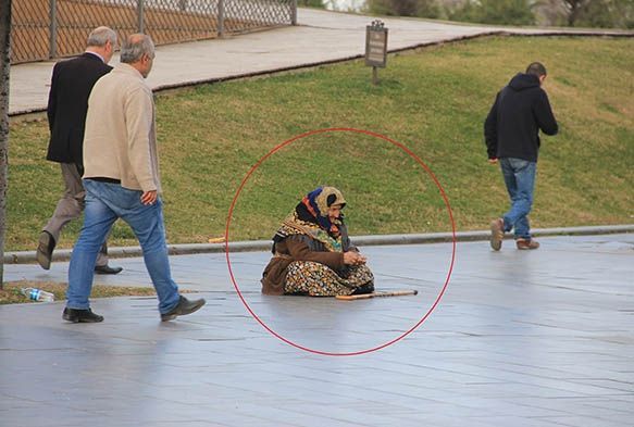 102 yaşındaki dilenci 80 yıldır dileniyor