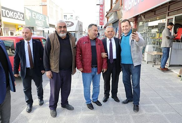Büyükkılıç, Eski Sanayi Esnafını Ziyaret Etti