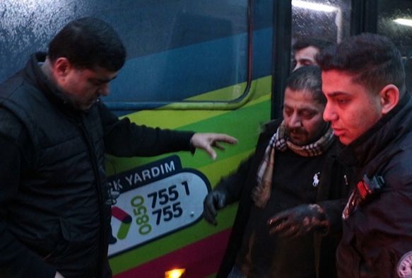 Bebeğim orada dedi otobüsün altına girdi