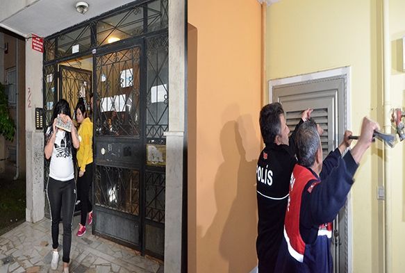 Dini nikahlı eşini önce darp etti sonra kapıyı üstüne kilitleyip gitti