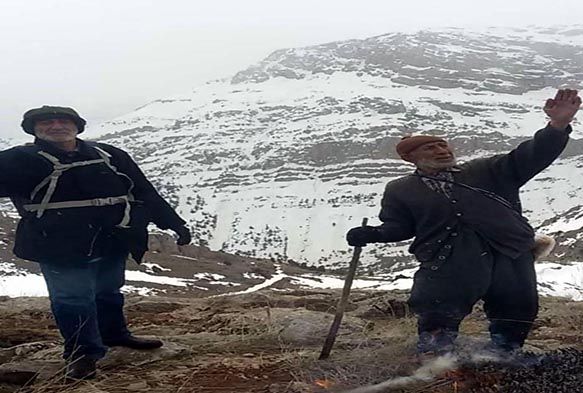 Mantar toplarken kayalıktan düşen yaşlı adam mahsur kaldı