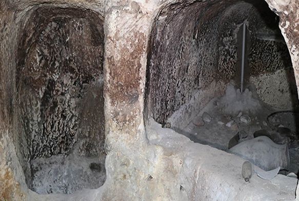 Kapadokya’da evin altından yeraltı şehri çıktı