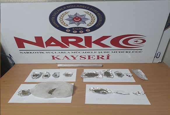 Kayseri'de uyuşturucu operasyonu: 5 gözaltı