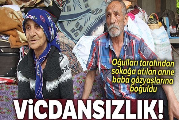  Oullar tarafndan sokaa atlan anne babann gzyalar