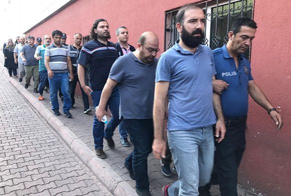 Kzlrmak'ta tatbikat yapan FET yeleri adliyeye sevk edildi