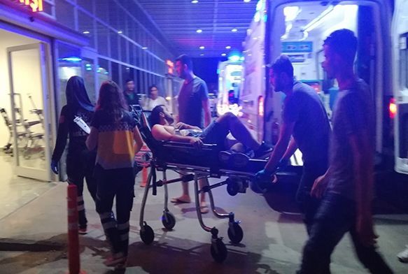 Akrabalar arasnda kan arazi kavgasnda kan akt: 2 yaral