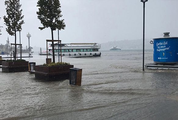 Ya sonras skdar'da kara ile deniz birleti