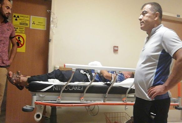 Elini makineye kaptıran işçi yaralandı