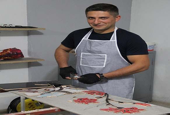 Kayseri'de mozaik eserlere youn ilgi