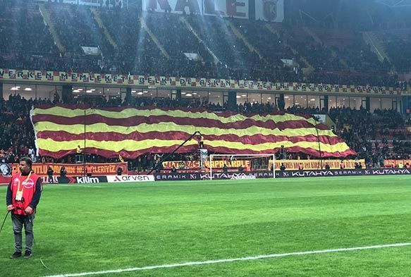 Kayserispor - Fenerbahe man 18 bin taraftar izledi