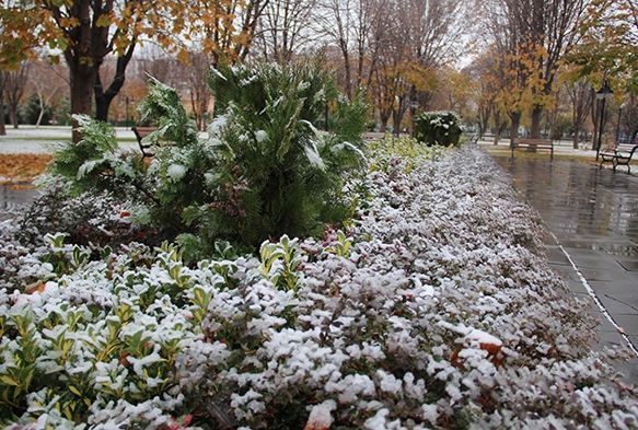 Kayseri'ye kar yağdı