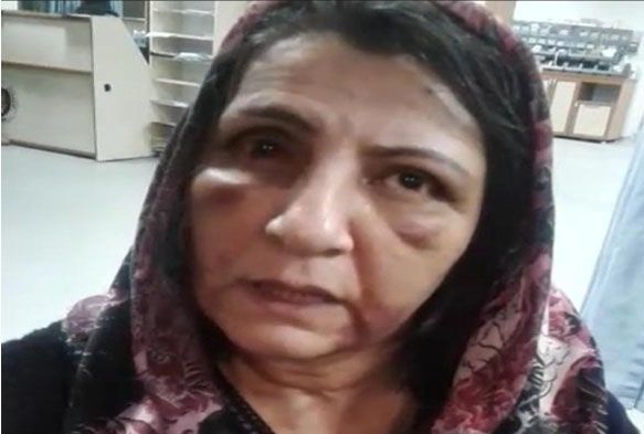 Annesini darp edip hastanelik etti