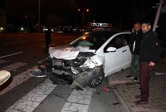 Kayseride iki otomobil arpt: 7 yaral