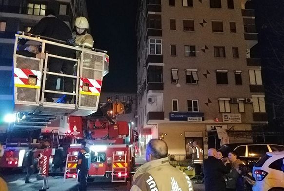  Olas faciay apartman grevlisi engelledi